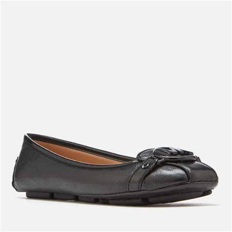 michael kors fulton flats black|michael kors women's fulton moccasin.